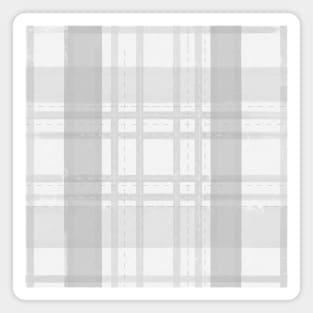 Light Gray Plaid Pattern Magnet